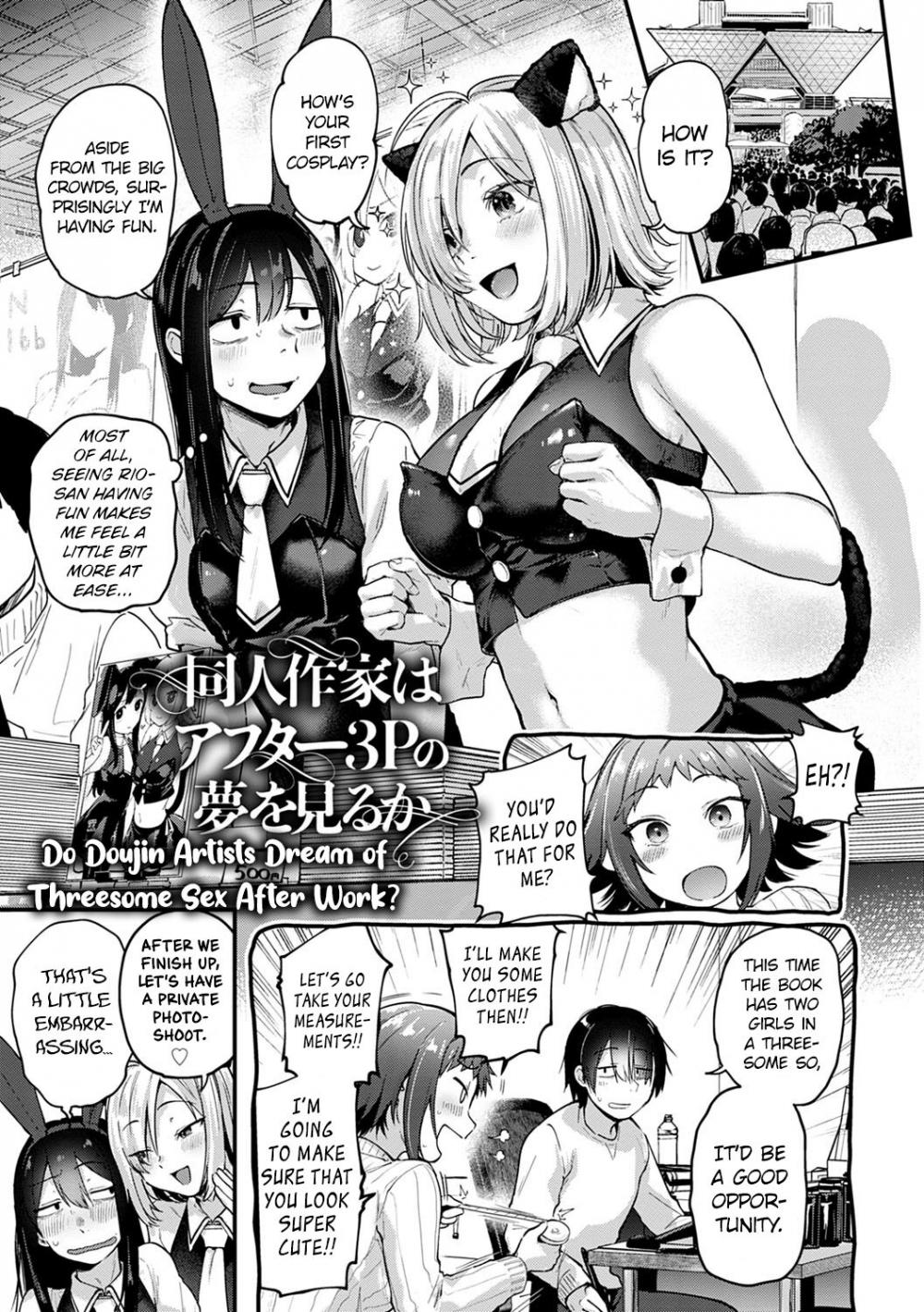 Hentai Manga Comic-Doujin Sakka wa Cosplay Ecchi no Yume o Miru ka?-Chapter 3-1
